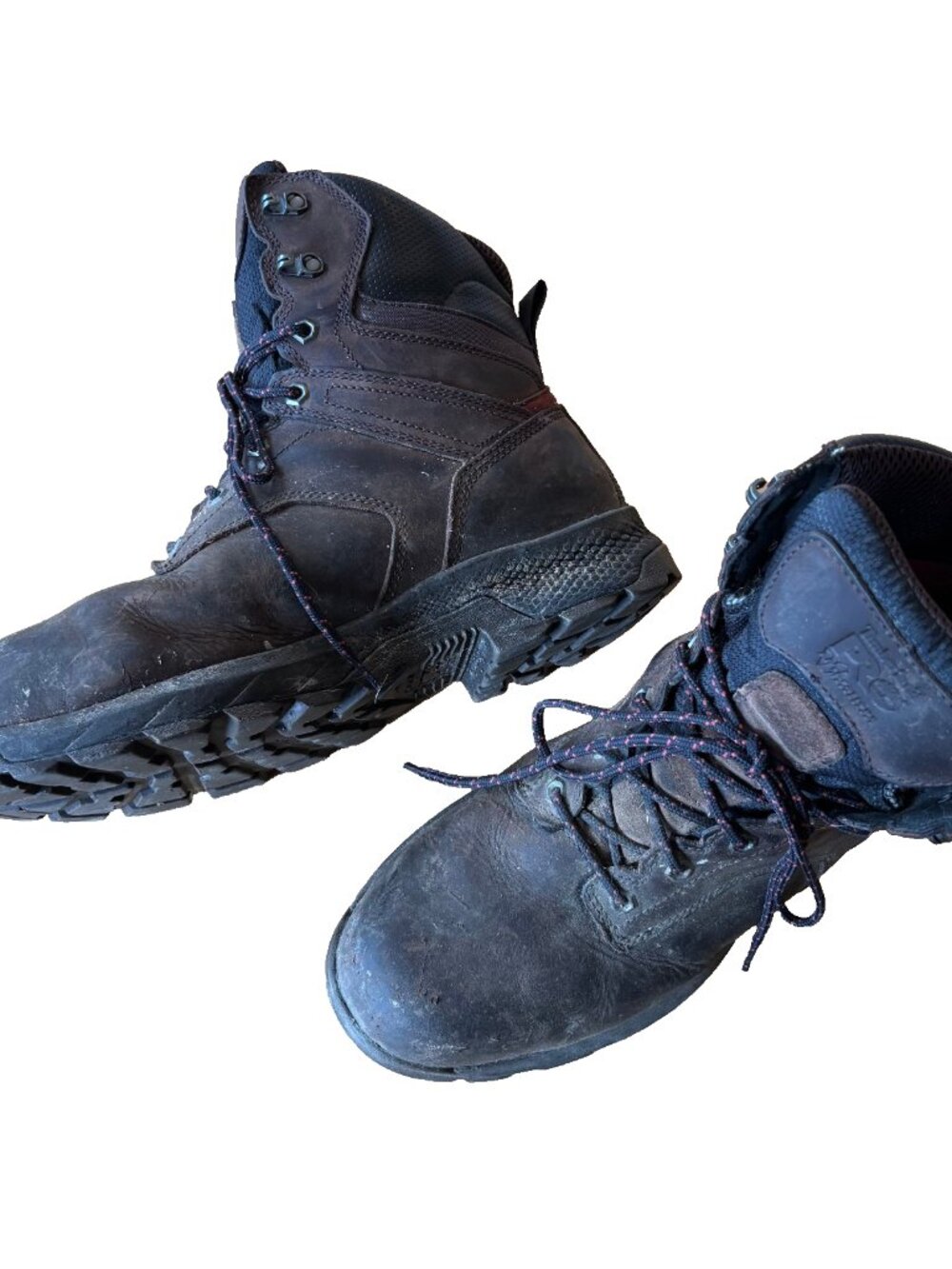 Men's Timberland TiTAN Composite Toe Waterproof Work Boot Pro Brown Leather 10